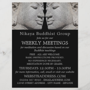 Buddha Statues, Buddhist Group Advertising Flyer