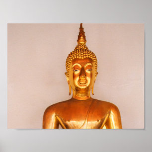 Buddha statues in Wat Pho, Bangkok, Thailand Poster