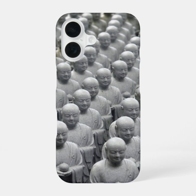buddha statues iPhone 16 case (Back)