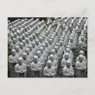 buddha statues postcard