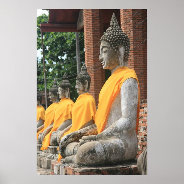 Buddha statues Poster (Front)