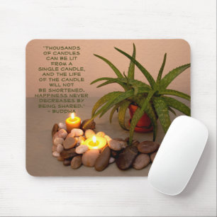 Buddha Template Quote Still Life Photography Mouse Pad