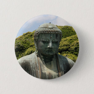 buddha thoughts 6 cm round badge
