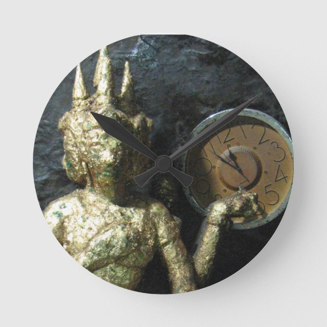 Buddha Time ... Thailand Round Clock (Front)