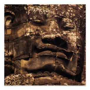 Buddha Totem at Angkor Wat - POSTER Wall ART