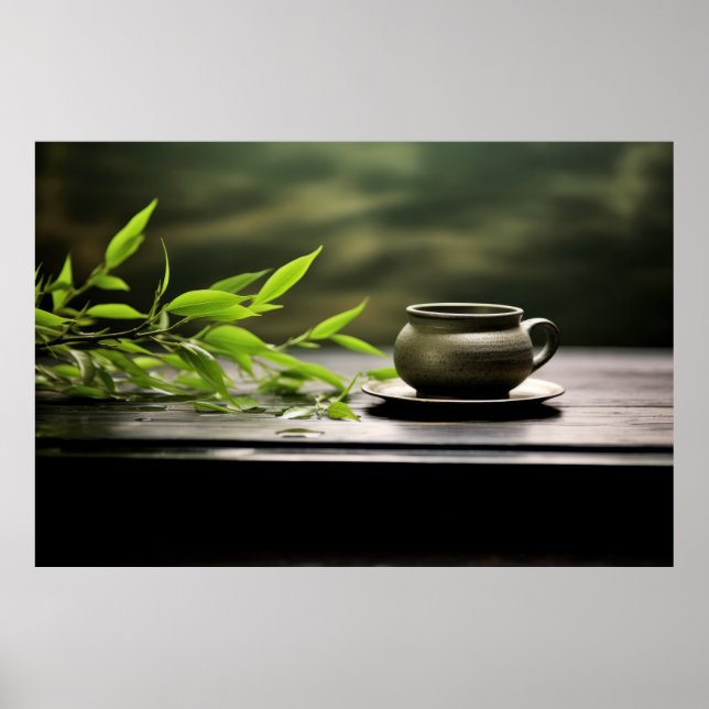 Buddha Tranquil Peaceful Nature Serene  Poster (Front)