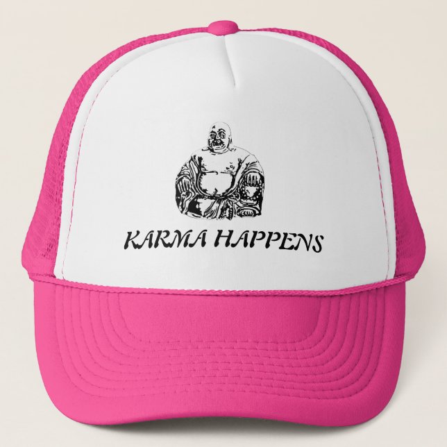 buddha trucker hat (Front)