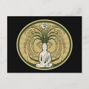 Buddha Under the Bodhi Tree Postcard