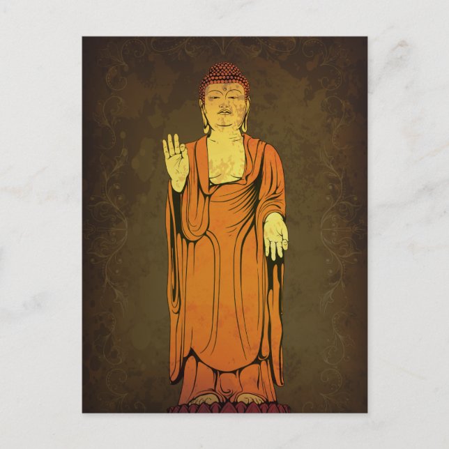 Buddha Vitarka Mudra Postcard (Front)