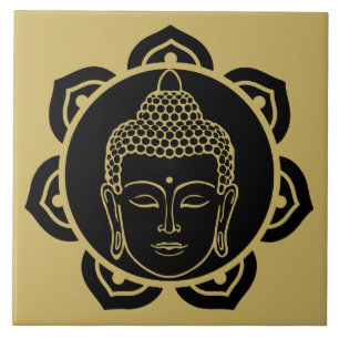 Buddha Wall Art Decor Chakra Decor Tile