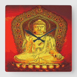 Buddha Wall Clock