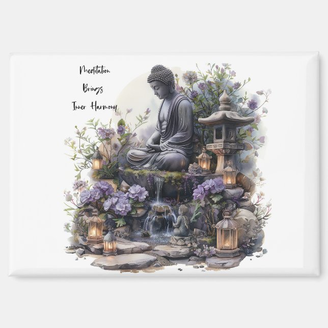 Buddha Wisdom Inner Harmony Magnet (Front)