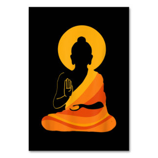Buddha YingYang Zen Yoga, Relax, Enjoy Life Table Number