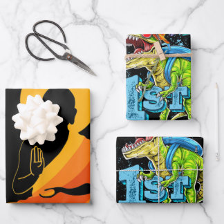 Buddha YingYang Zen Yoga, Relax, Enjoy Life Wrapping Paper Sheet