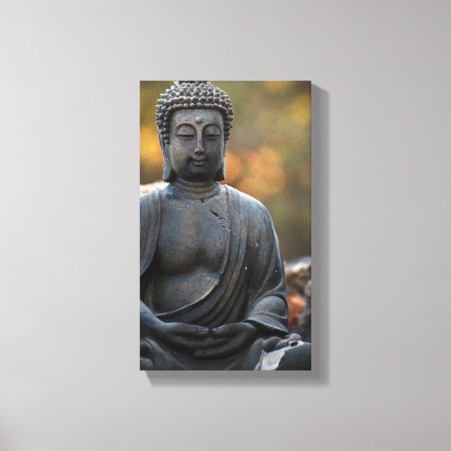 Buddha Zen Garden Peace Canvas Print (Front)