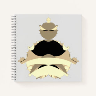 Buddhabrot Mandelbrot Set Gautama Buddha Image Notebook