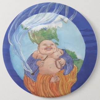 Buddha's Better World 6 Cm Round Badge