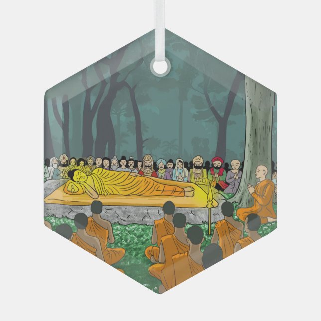 Buddha's Final Nirvana Ornament  (Front)