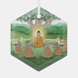 Buddha's First Sermon Teaching Ornament