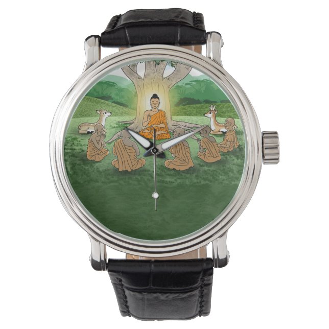 Buddha's First Sermon Teaching watch (Front)