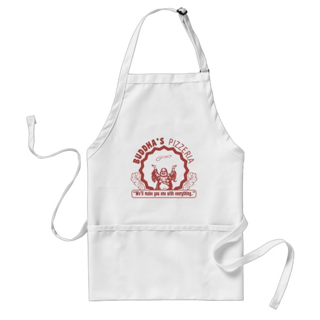 Buddha's Pizzeria Standard Apron (Front)