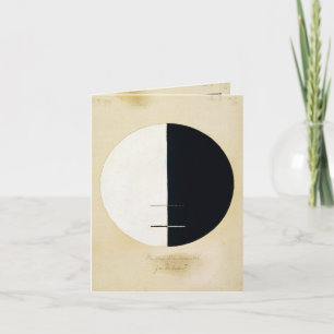 Buddhas standpoint in the Earthly life by Hilma Thank You Card