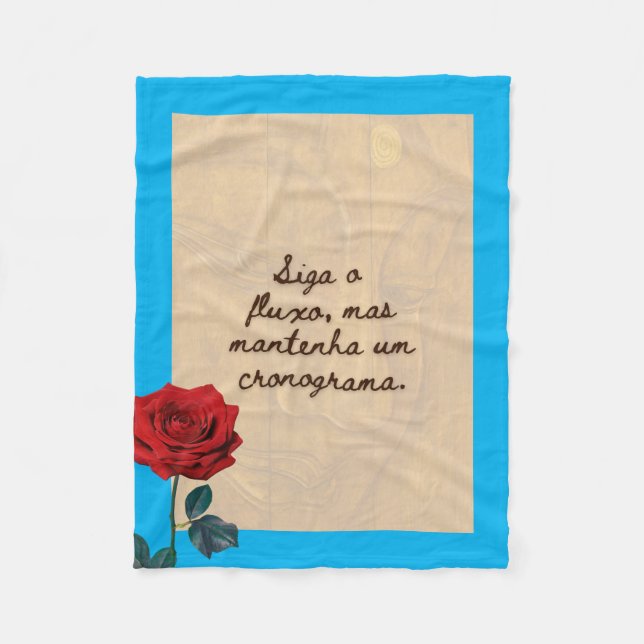 BuddhaToday #2 Buda Aconchegante  Fleece Blanket (Front)