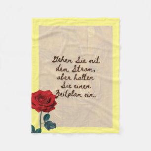 BuddhaToday #2 Gemütlicher Buddha Fleece Blanket