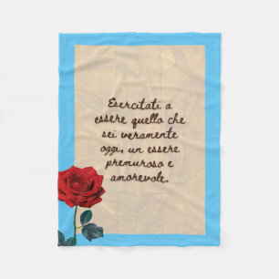 BuddhaToday #3 Buddha Accogliente Fleece Blanket