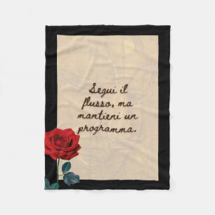 BuddhaToday #6 Buddha Accogliente Fleece Blanket