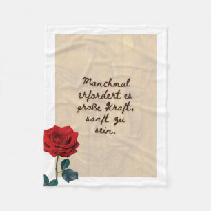 BuddhaToday #6 Gemütlicher Buddha Fleece Blanket