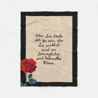 BuddhaToday #7 Gemütlicher Buddha Fleece Blanket