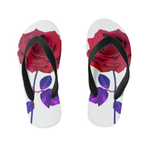 BuddhaToday Kids #2 Zen Rose Flip Flops