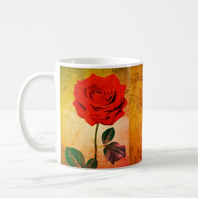 BuddhaToday V1 #31 Zen Mug - Buddha Rose  (Left)