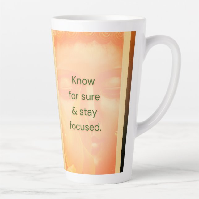 BuddhaToday V2 #6 Zen Latte Mug (Right)