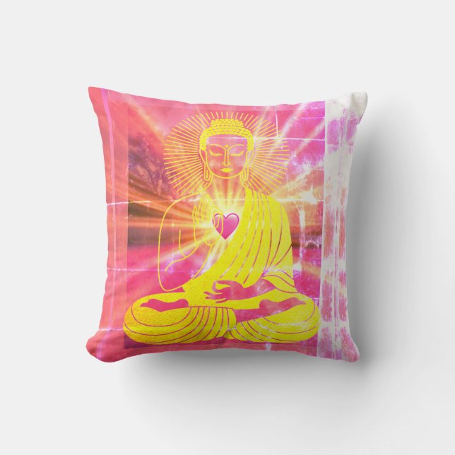 BuddhaToday V4 #3 Peace Pillow  (Front)