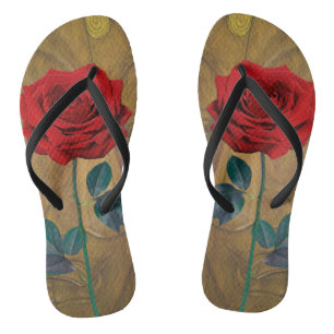 BuddhaToday 'Walk in Peace' #1 Original Rose Jandals