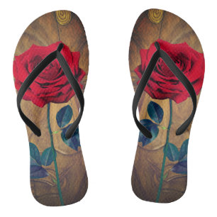 BuddhaToday 'Walk in Peace' #2 Recoleta Rose Jandals