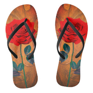 BuddhaToday 'Walk in Peace' #3 Sangria Rose Jandals