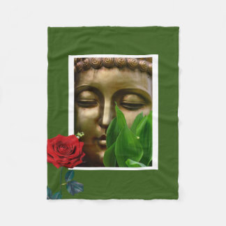 BuddhaTodayV2 #2 Cosy Buddha Fleece Blanket