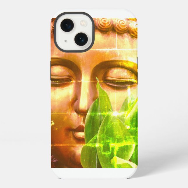 BuddhaTodayV2 #4  "Calling All Zen" iPhone Case (Back)