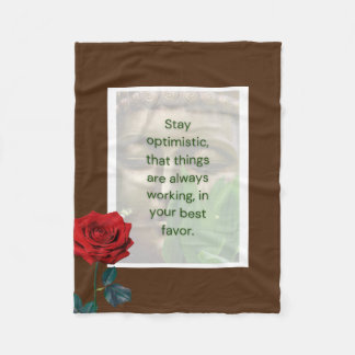 BuddhaTodayV2 #4 Cosy Buddha Fleece Blanket