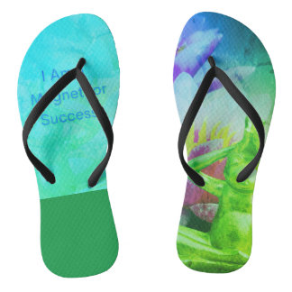 BuddhaTodayV3.b #2 'Walk in Peace' Original w/Q Jandals
