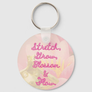 BuddhaTodayV3.pnk #3 Carrie a Quote Key Chain