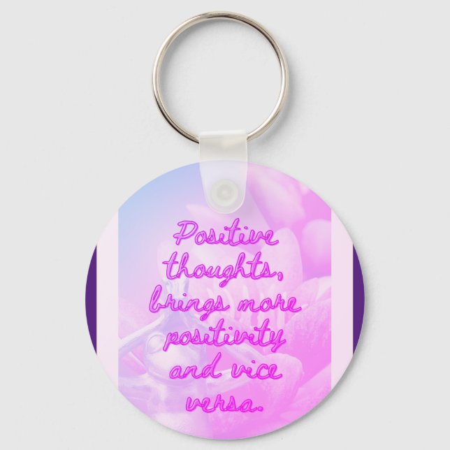 BuddhaTodayV3.pnk #5 Carrie a Quote Key Chain  (Front)