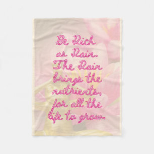 BuddhaTodayV3.pnk #7 Cosy Buddha Fleece Blanket