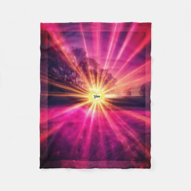 BuddhaTodayV4 #36 Cosy Buddha Fleece Blanket (Front)