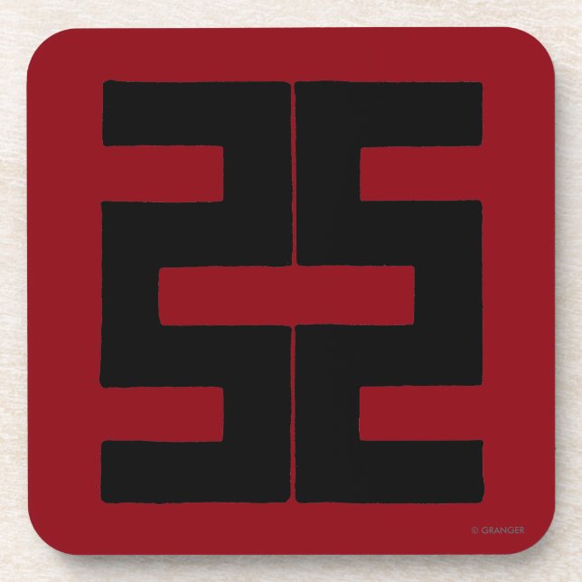 Buddhism: Double Axe Coaster (Front)