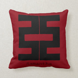 Buddhism: Double Axe Cushion