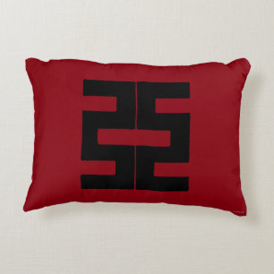 Buddhism: Double Axe Decorative Cushion